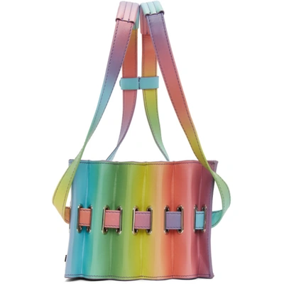 Shop Y/project Multiclolor Mini Accordion Bag In Rainbow