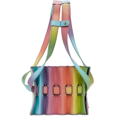 Shop Y/project Multiclolor Mini Accordion Bag In Rainbow