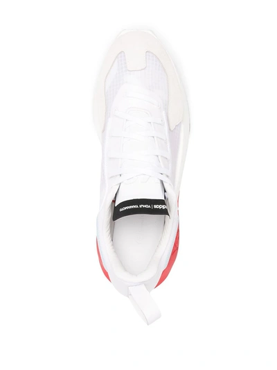 Shop Y-3 Orisan Leather Sneakers