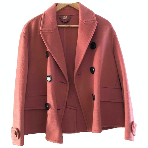 burberry pink cashmere coat