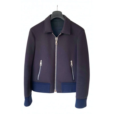 Pre-owned Neil Barrett Navy Cotton Coat