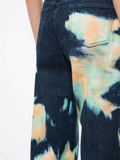 Shop Stella Mccartney Acid-wash Loose-fit Jeans In Blue