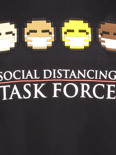 Shop Mostly Heard Rarely Seen 8-bit Task Force Cotton T-shirt In Black