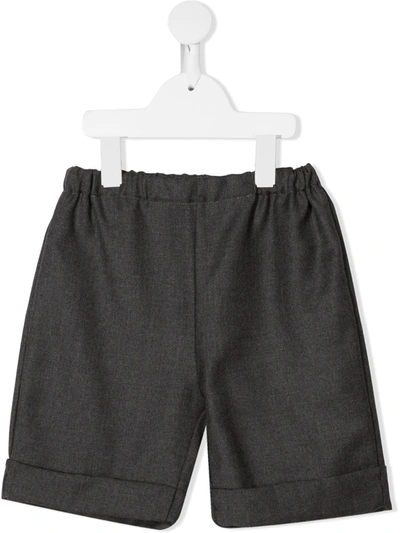 Shop Siola Elasticated-waist Shorts In Grey