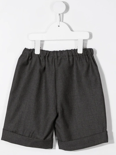 Shop Siola Elasticated-waist Shorts In Grey