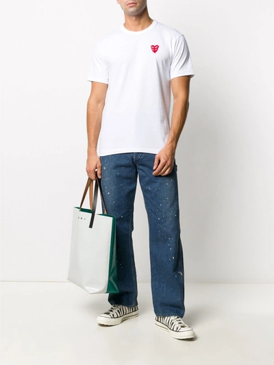 Shop Comme Des Garçons Play Cotton T-shirt