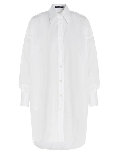 Shop Dolce & Gabbana Oversized Shirt In White
