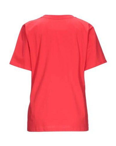Alberta Ferretti T-shirts In Red