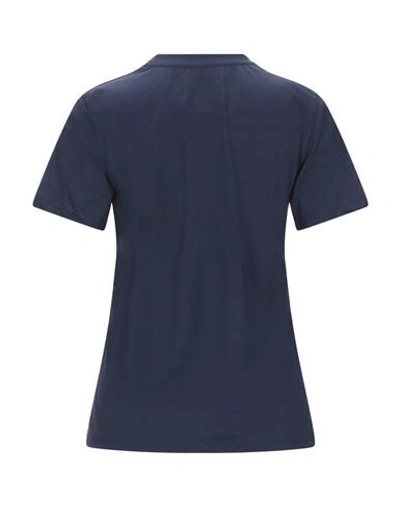 Shop Alberta Ferretti Woman T-shirt Midnight Blue Size Xs Cotton