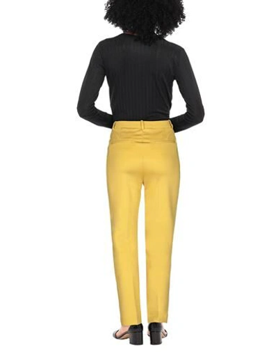 Shop Pinko Woman Pants Yellow Size 10 Viscose, Polyamide, Elastane