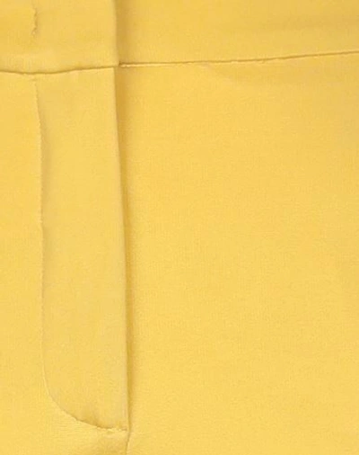 Shop Pinko Woman Pants Yellow Size 10 Viscose, Polyamide, Elastane