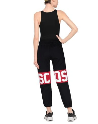 Shop Gcds Woman Pants Black Size L Cotton