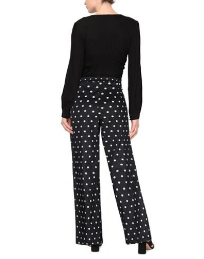 Shop Semicouture Woman Pants Black Size 6 Cotton, Elastane