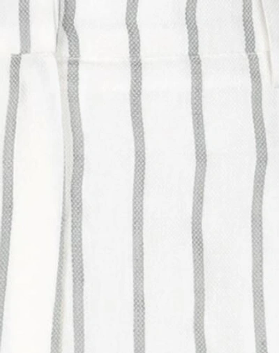 Shop L'autre Chose L' Autre Chose Woman Shorts & Bermuda Shorts White Size 4 Viscose, Linen