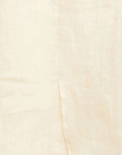 L'autre Chose L' Autre Chose Woman Shorts & Bermuda Shorts Ivory Size 2 Linen In White