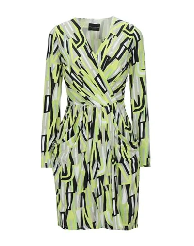 Atos Lombardini Short Dresses In Green | ModeSens