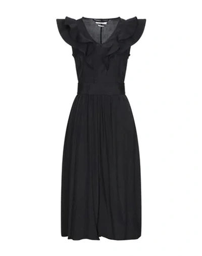 Shop Isabel Marant Étoile Marant Étoile Woman Midi Dress Black Size 2 Viscose, Rayon