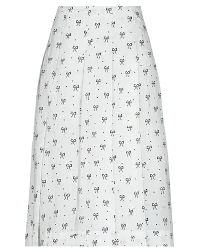Vivetta Midi Skirts In White