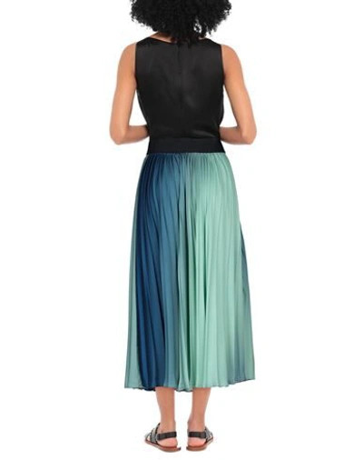 Shop Sportmax Code 3/4 Length Skirts In Dark Blue