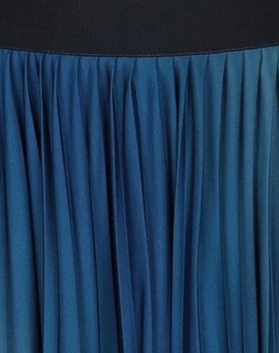 Shop Sportmax Code 3/4 Length Skirts In Dark Blue