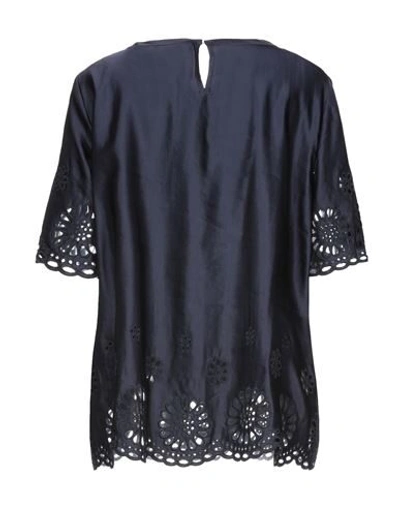 Shop Paule Ka Blouses In Dark Blue