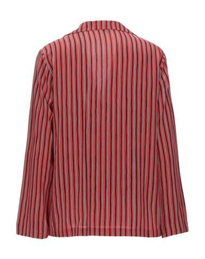 Shop Aspesi Woman Blazer Red Size 8 Silk