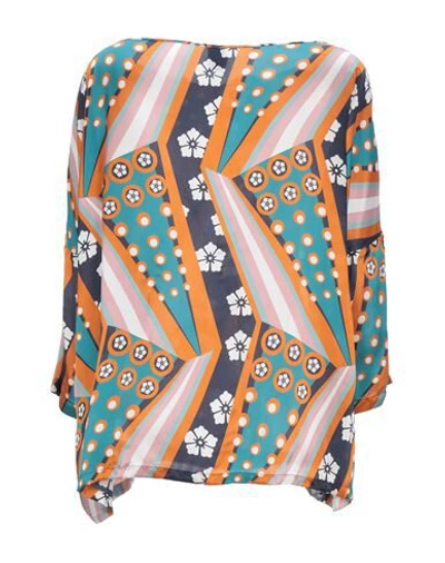 M Missoni Blouses In Dark Blue