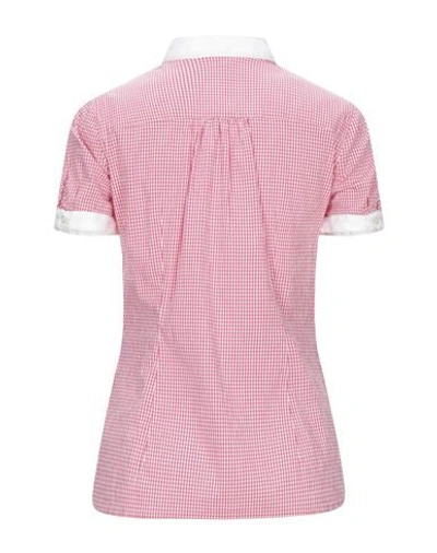 Shop Jeckerson Checked Shirt In Pink