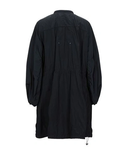 Shop Ahirain Overcoats In Black