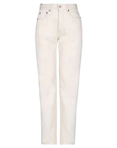 Shop Victoria Victoria Beckham Victoria, Victoria Beckham Woman Jeans Ivory Size 28 Cotton In White