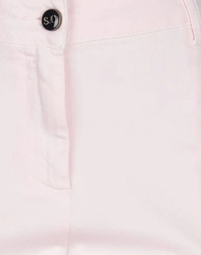 Shop Semicouture Woman Jeans Light Pink Size 30 Cotton, Elastane