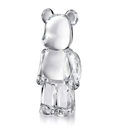 Shop Baccarat X Medicom Toy Be@rbrick Figure In Clear