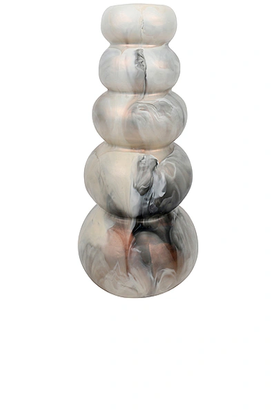 Shop Dinosaur Designs Pearl Tower Vase In Sandy Pearl