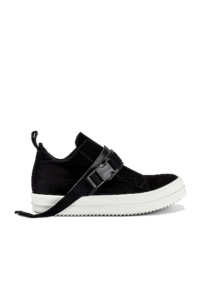 Shop Rick Owens Drkshdw Strap Island Sneaker In Black & White