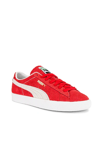 Shop Puma Suede In Red