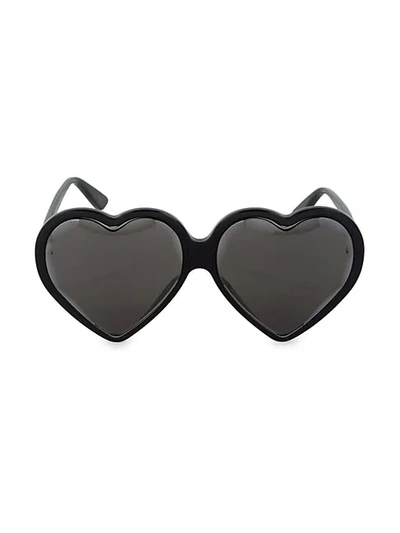 Shop Gucci 62mm Heart Sunglasses