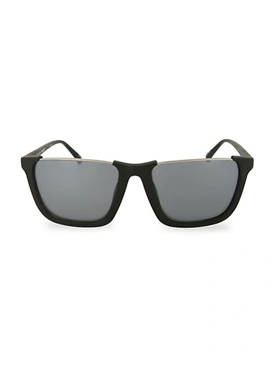 Shop Linda Farrow Novelty 58mm Square Sunglasses