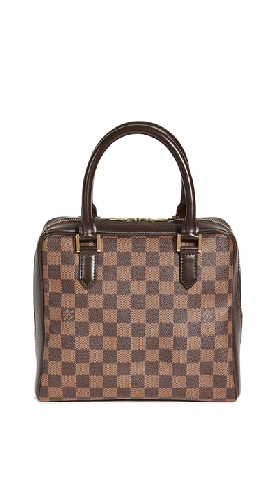 Shop Shopbop Archive Louis Vuitton Brera Damier Ebene Bag In Brown