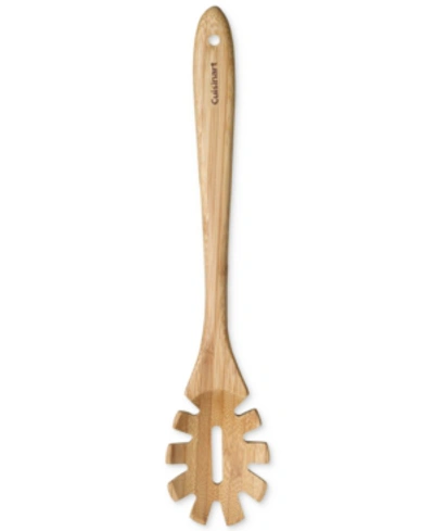 Shop Cuisinart Greengourmet Bamboo Pasta Server In Wood