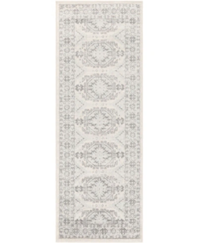 Shop Abbie & Allie Rugs Chester Che-2309 2'7" X 7'3" Area Rug In Silver