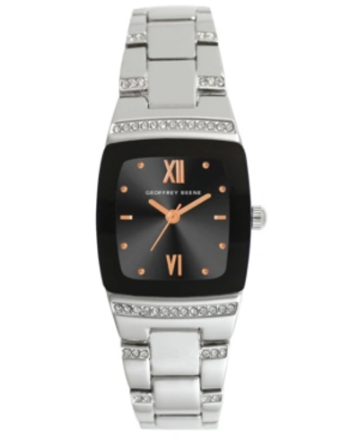 Shop Geoffrey Beene Women's Silver-tone Metal Alloy Bracelet Watch, 32 Mm