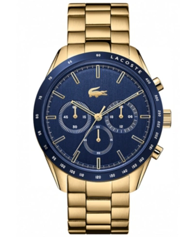 Shop Lacoste Men's Boston Gold-plated Bracelet Watch 42mm