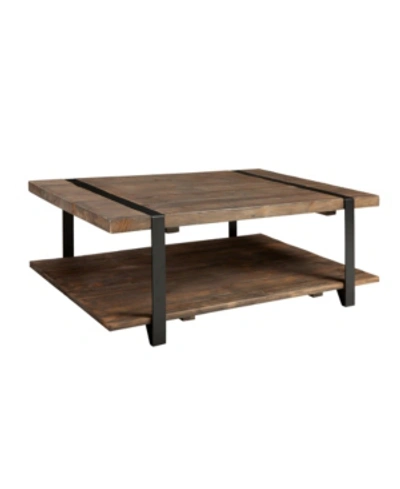 Shop Alaterre Furniture Modesto 48"l Reclaimed Wood Coffee Table In Brown