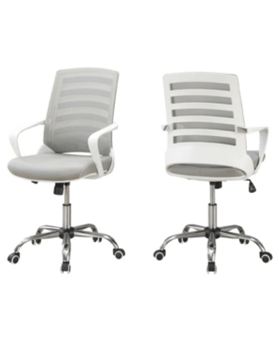 Shop Monarch Specialties Office Chair -mesh, Multi Position In White
