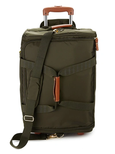 Shop Bric's Men's 21-inch Rolling Duffel Bag In Olive