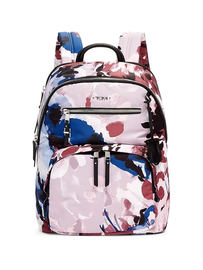 Shop Tumi Voyageur Hilden Abstract Floral-print Backpack In Blush Floral