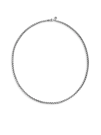 Shop John Hardy Women's Classic Chain Sterling Silver Box Chain Necklace
