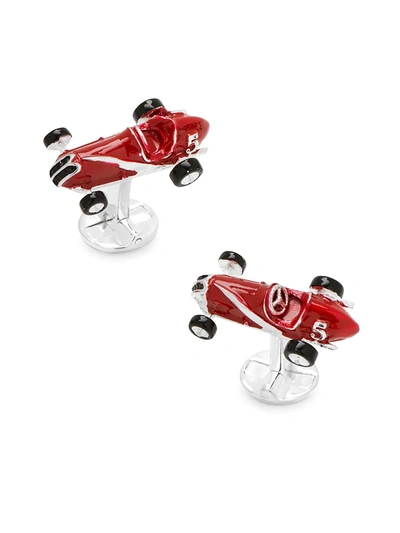 Shop Cufflinks, Inc Men's 3d Vintage Race Car Cufflinks In Red