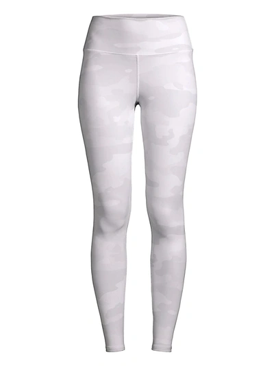 Shop Alo Yoga Women's High-waist Camo Leggings In White Camouflage