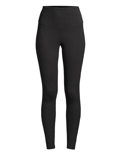 Shop Yummie Women's Rachel Cotton Shaping Leggings In Black